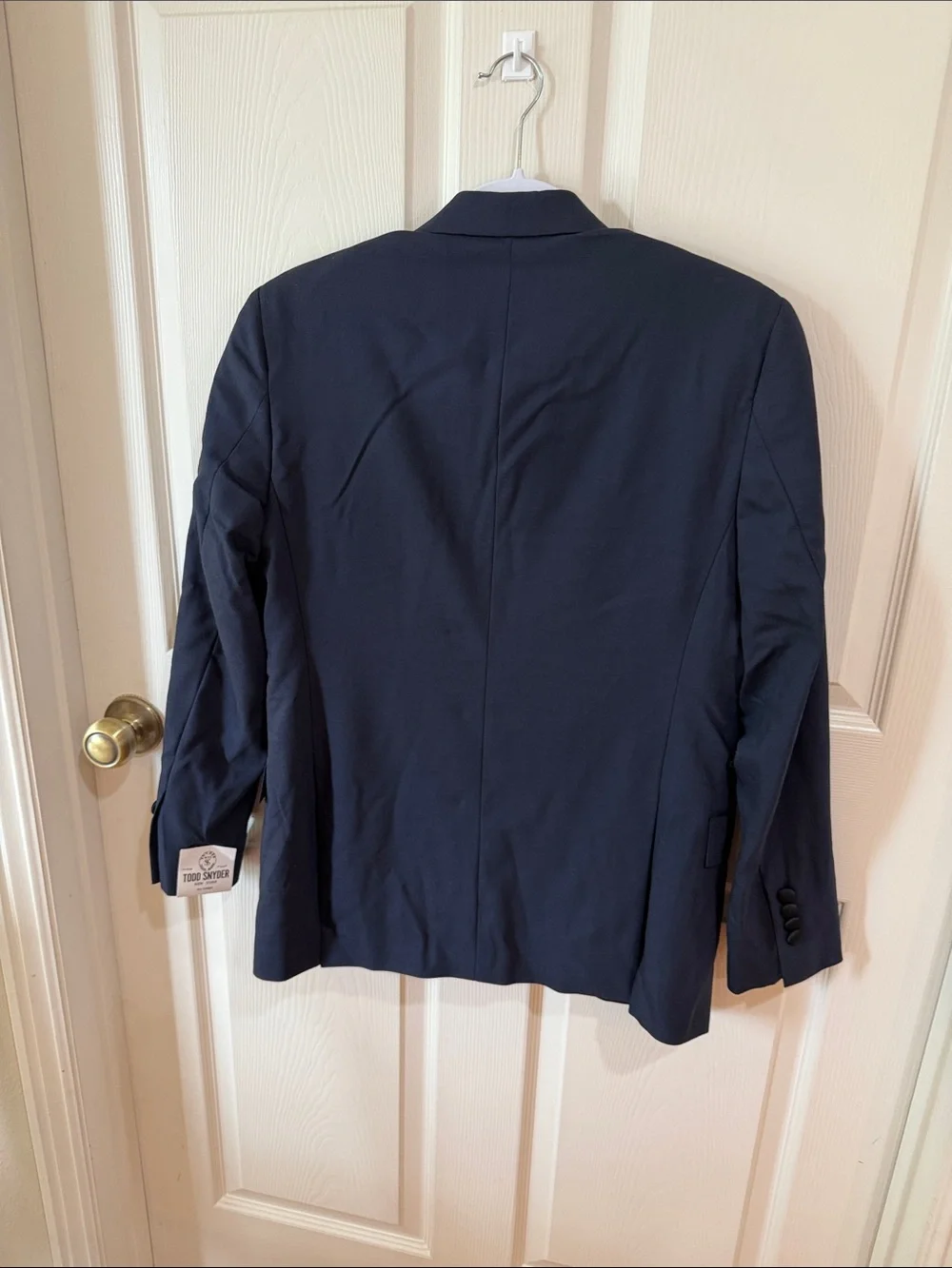 Todd Snyder Sutton Navy Peak Lapel Tuxedo Jacket Sz 36S.  New